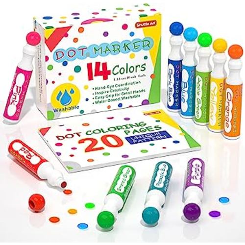 Animals at Night! Dot Marker Coloring Book: Easy Toddler and Preschool Kids  Paint Dauber Big Dot Dark Edition Ages 2-4 (Paperback)