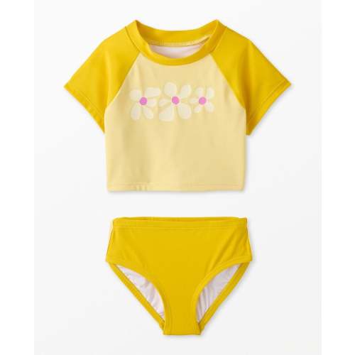 Short Sleeve Rashguard Top & Bikini Bottom Set | Hanna Andersson