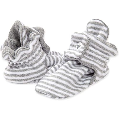 Burt's Bees Baby Booties, Organic Cotton Adjustable Infant Sock