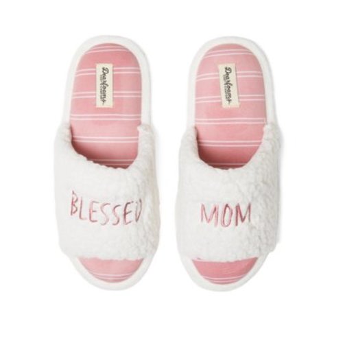 Dearfoams Cozy Comfort Women's Blessed Mom Scuff Slippers