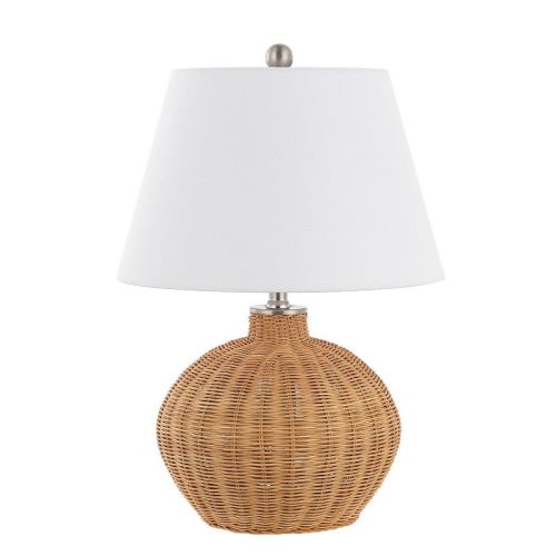 Juana 22 Inch Rattan Table Lamp - Natural - Safavieh.