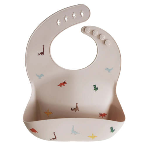 Silicone Baby Bib, Dinosaur