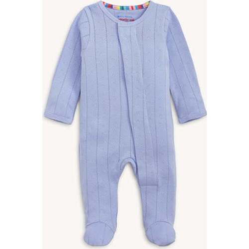 Wisteria Pointelle Magnetic Footie