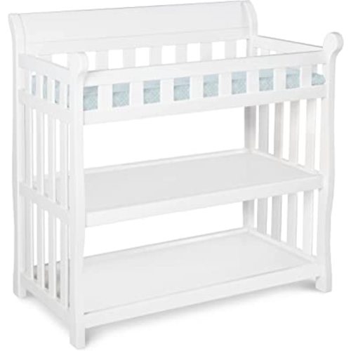 Delta Children Infant Changing Table with Pad, Grey