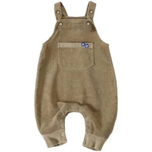 Volunboy Baby Boys Corduroy Overalls Kids Bib Pants Suspender Trousers Toddler Strap Jumpsuit Bottom Outfit