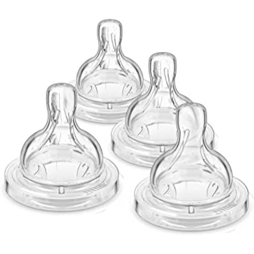 Philips AVENT Anti-Colic Baby Bottle Flow 2 Nipple, 4pk, SCY762/04