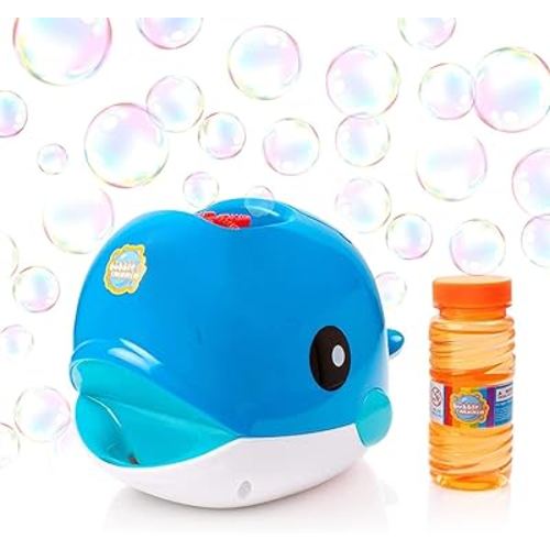 Bubble Machine - Bubble Blower Whale for Kids - Automatic Bubble Maker Machine - Outdoor Toys for Toddlers