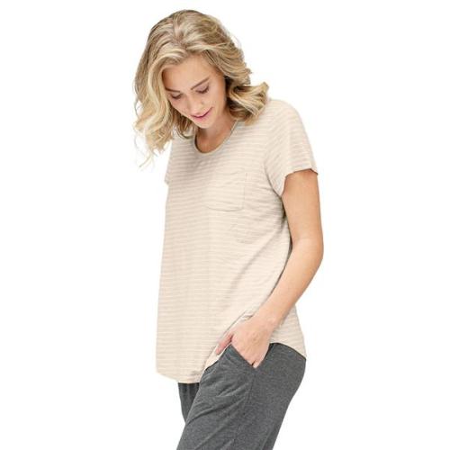 Bamboo Everyday Nursing & Maternity T-shirt | Dusty Pink - Small