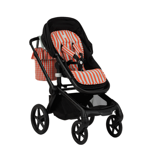 Stroller Liner - Coral + Aqua