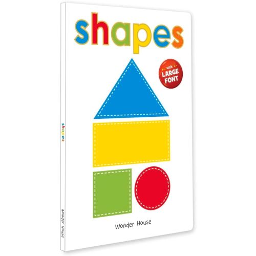 Shapes: Early Learning Board Book With Large Font (Big Board Books Series) Board book – December 6, 2020