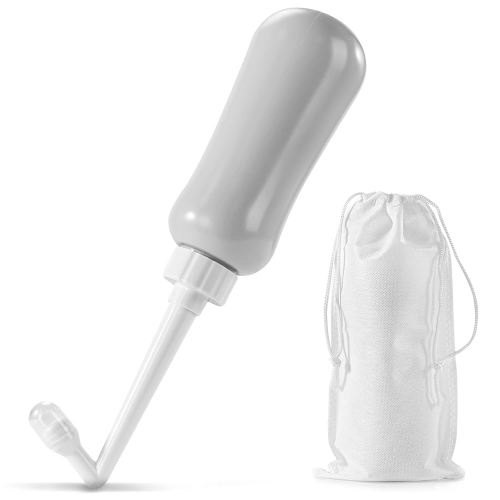 Portable Bidet Travel Large Capacity 450ml(15oz) Personal Toilet Handheld Gray
