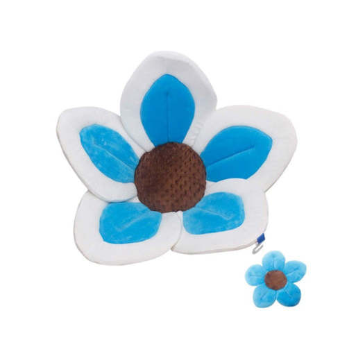 Baby Bath Flower Cushion Insert with Mini Scrub Toy (Yellow)