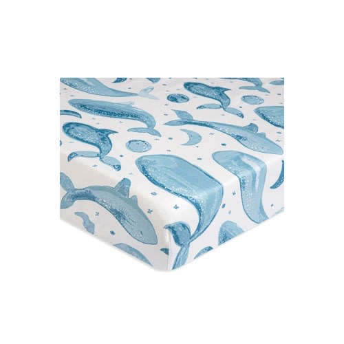 Cotton Sateen Fitted Crib Sheet