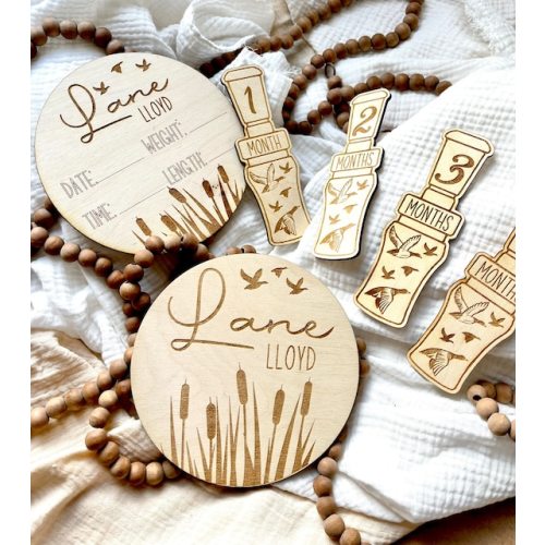 Duck Call Baby Announcement, Hunting Baby Announcement, Hunting Baby Gift, Hunting Nursery Decor, Hunting Milestone, Duck Call Milestone, - Etsy