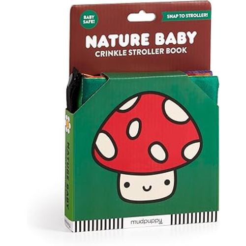 Nature Baby – Wildlife Early Development Crinkle Fabric Stroller Book for Toddlers and Babies