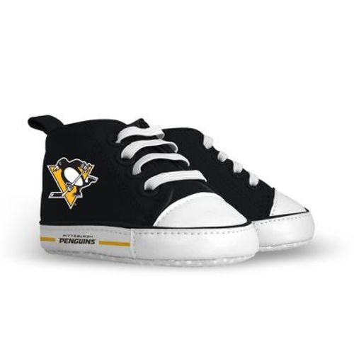 Babyfanatic Pre-walkers High-top Unisex Baby Shoes - Nhl Pittsburgh Penguins