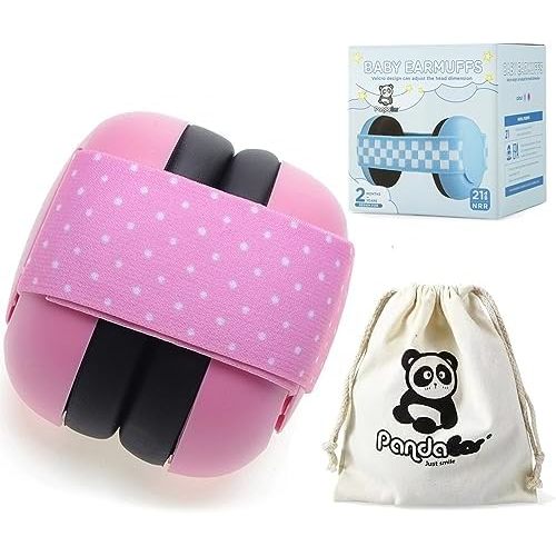 PandaEar Baby Ear Protection, Noise Cancelling Headphones EarMuffs for Babies & Toddlers 0-3 Years