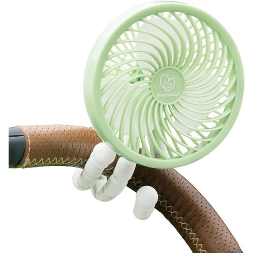 Dreambaby Smart Grip Deluxe Fan, Octopus Wrap Around Legs, Adjustable, Battery Operated