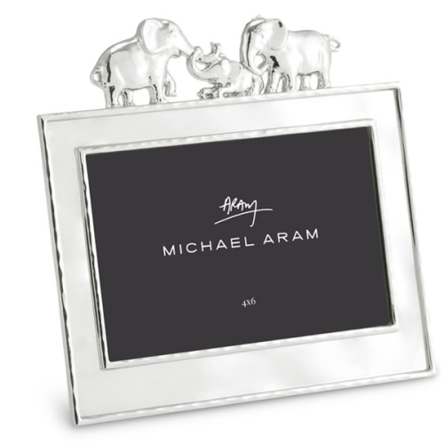 Elephant Enamel Frame, 4" x 6"