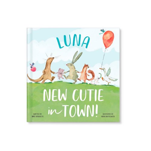 Newborn Gift | Baby Gift | Gift for New Baby | Gift for New Baby | New Cutie in Town Personalized Children's Book