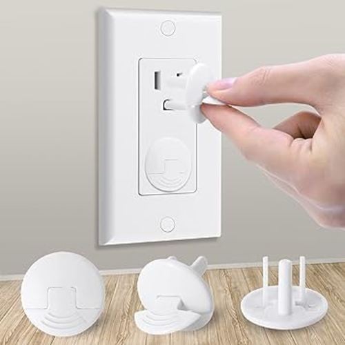 Outlet Covers Baby Proofing White - PRObebi 38 Pack Plug Covers for Electrical Outlets, Child Proof Socket Covers, Baby Safety Products for Home, Office, Easy Insatllation, Protect Babies
