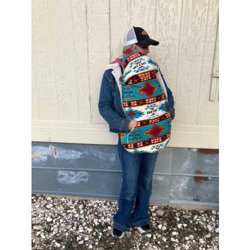 Baby Carrier Blanket Cover w Hoodie Custom Print Ordering Available        No obligation to buy