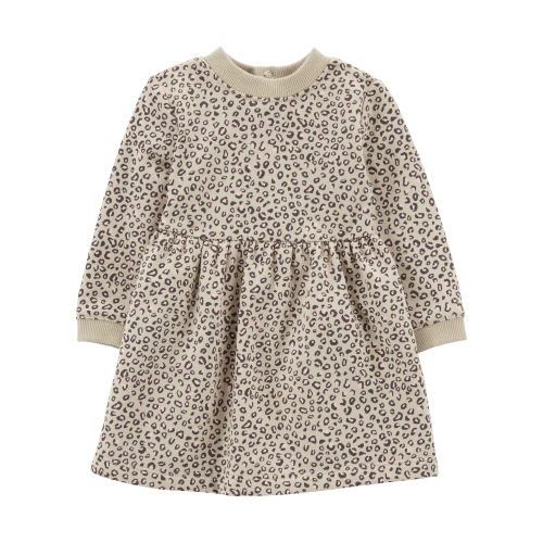 Baby Cheetah Print Fleece Dress - Carter's | Carter's