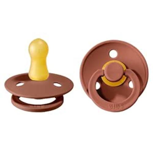 Amazon.com : BIBS Pacifiers | Natural Rubber Baby Pacifier | Set of 2 BPA-Free Soothers | Made in Denmark | Woodchuck | Size 0-6 Months : Baby
