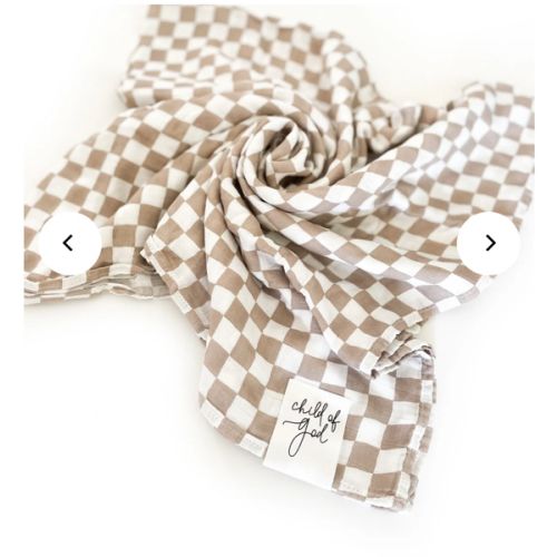Child of God Checker Swaddle Blanket – OUR HOUSE ABOVE