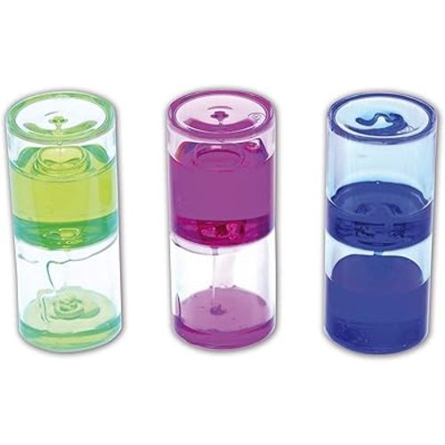 TickiT - 9309-92106 Learning Advantage Sensory Ooze Tube Set - Set of 3, Assorted Colors, 4.75" Tall