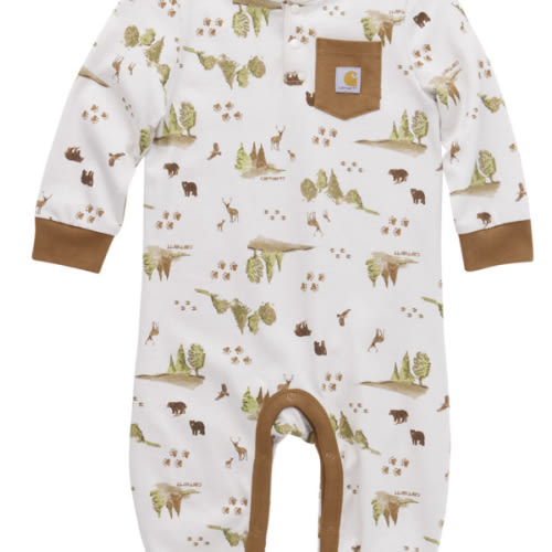 Carhartt Infant Boys' Tree Print Long Sleeve Onesie
