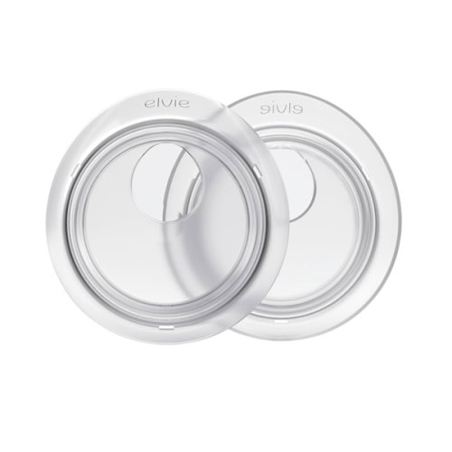 Elvie Catch Milk Collection Shells | Set of Two Discreet Leak-Protection Silicone Cups, Reuse Your Milk| Reusable Breast Shells Collect Up to 1oz | No More Wasted Milk or wasteful Breast Pads