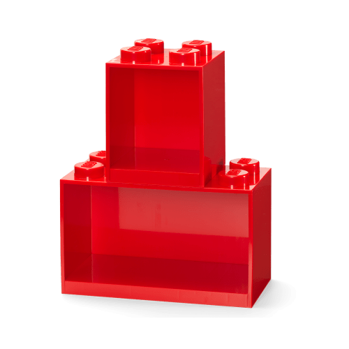 Brick Shelf Set – Red