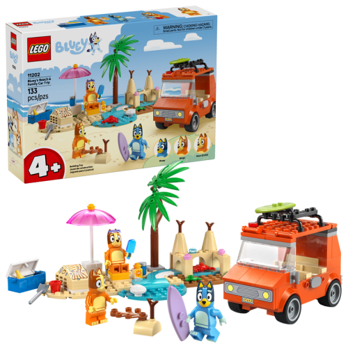 Bluey's Beach & Family Car Trip 11202 | Bluey | Buy online at the Official LEGO® Shop US
