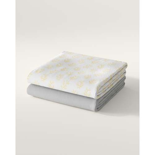 Coral Crib Sheet Set