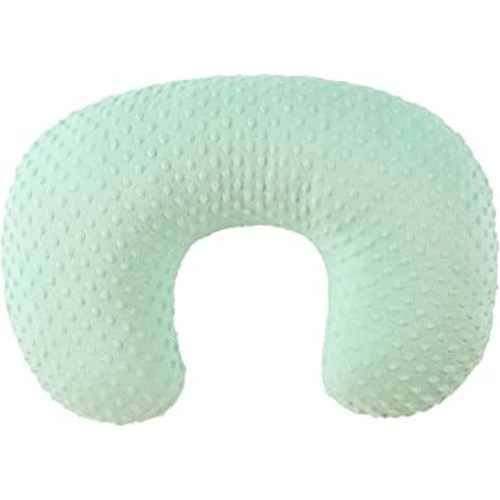 Nursing Pillow Cover Breastfeeding Pillow Cases Minky Dot Slipcover (Green)