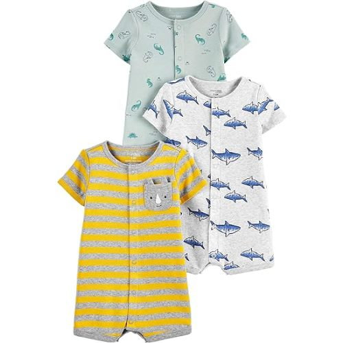 Simple Joys by Carter's Baby 3-Pack Snap-up Rompers