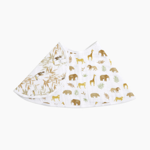 Aden + Anais Essentials Cotton Muslin Burpy Bib - Tanzania
