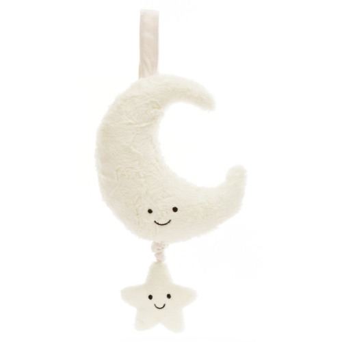 Amusable Crescent Moon & Star Plush Musical Pull Toy