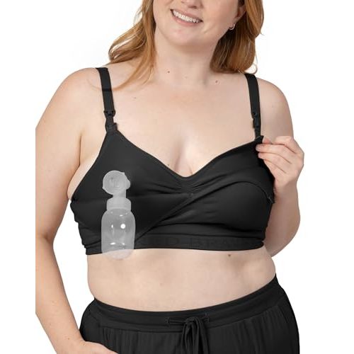 Kindred Bravely Sublime Contour Hands Free Pumping & Maternity Bra for Nursing and Breastfeeding