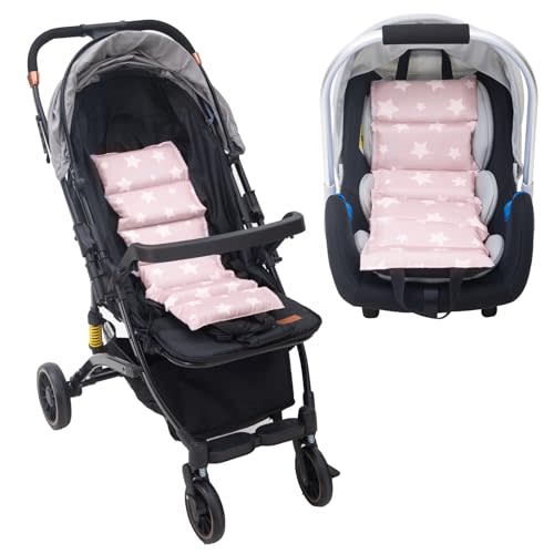 Car Seat Cooling Pad, Baby Car Seat Cooler, Ice Pack for Infant Car Seat Cooling Cushion, Ice Cooler Mat for Hot Weather Day, Summer Car Seat Cover Ice Cushion, NOT Included: ICE Blocks (Pink)