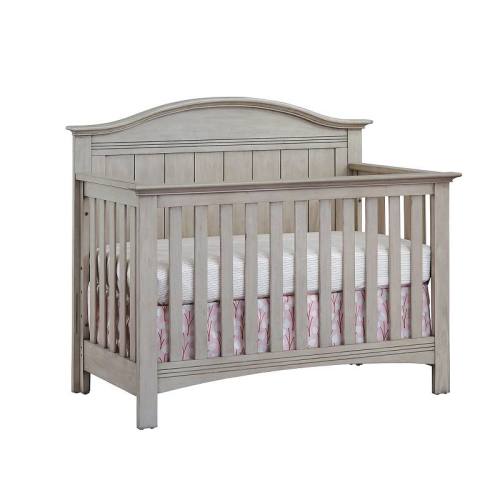 Soho Baby Chandler Premium 4-in-1 Convertible Crib – Curved Headboard
