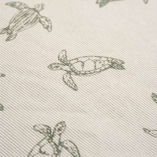 Organic Swaddle Blanket & Hat Set, Turtles - Makemake Organics | Maisonette
