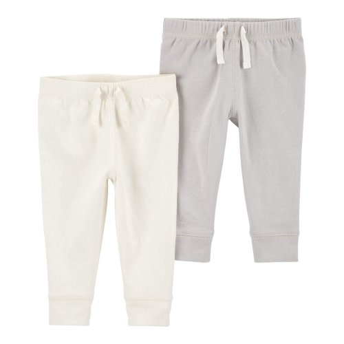 Baby Grey 2-Pack Pull-On Pants - Carter's | Carter's