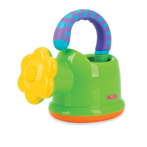 Nuby Watering Can Bath or Outdoor Toy for Toddlers and Kids - Spring and Summer Outside Play -18+ Months - Interactive and Fun Baby Bath Essentials