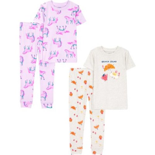 Carter's Child of Mine Baby and Toddler Pajama Set, 2-Pack, 4-Piece, Sizes 12M-5T