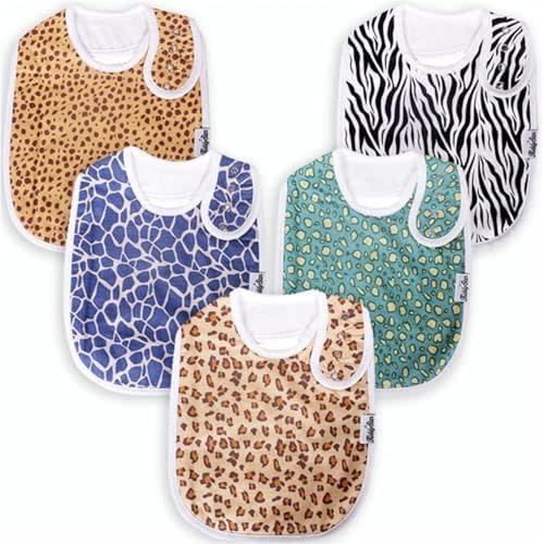 Organic Cotton Bibs for Boys & Girls - Absorbent Baby Bibs, Bandana Bibs, Drool Bibs, Teething Bibs, Toddler Bibs