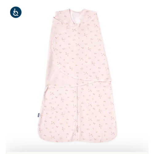 Pink Floral Cotton Swaddle Newborn | HALO