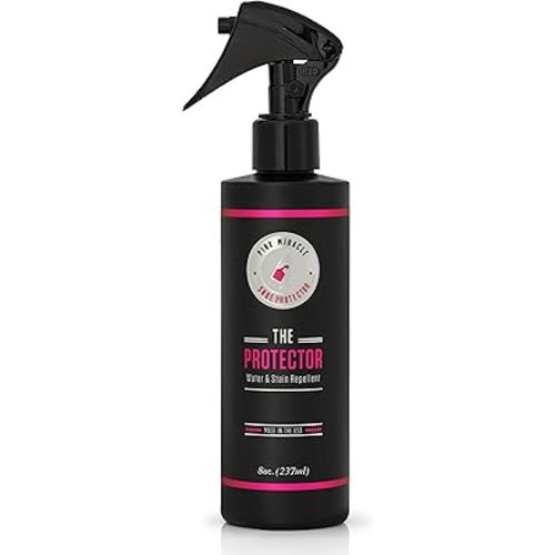Pink Miracle The Protector Water and Stain Fabric Guard Repellent Spray for Shoes