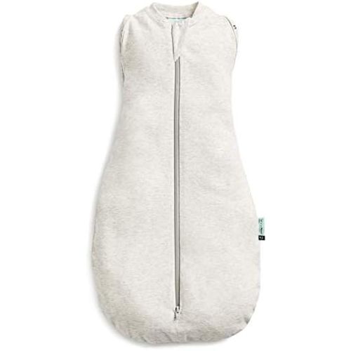 ergoPouch 0.2 TOG Cocoon Baby Sleep Sack 2-6 Months, Swaddle Sleeping Bag, Temperature Control Wearable Blanket (Grey Marle)